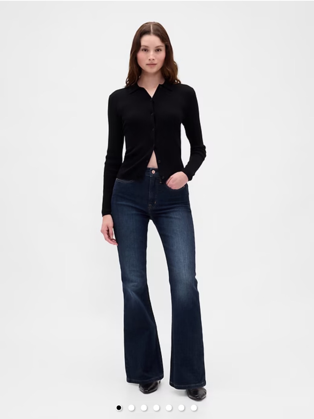 The Gap Dark Indigo Women's Flare Jeans - Classic Fit